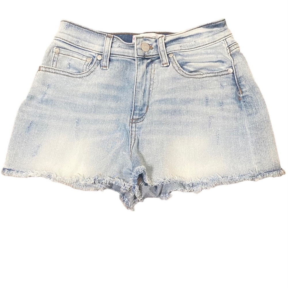 Pink jean shorts
